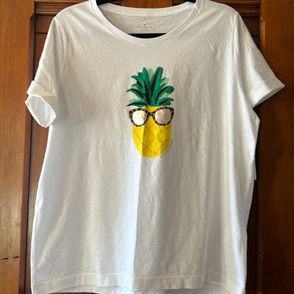 Kate spade by pineapple tshirt NWT